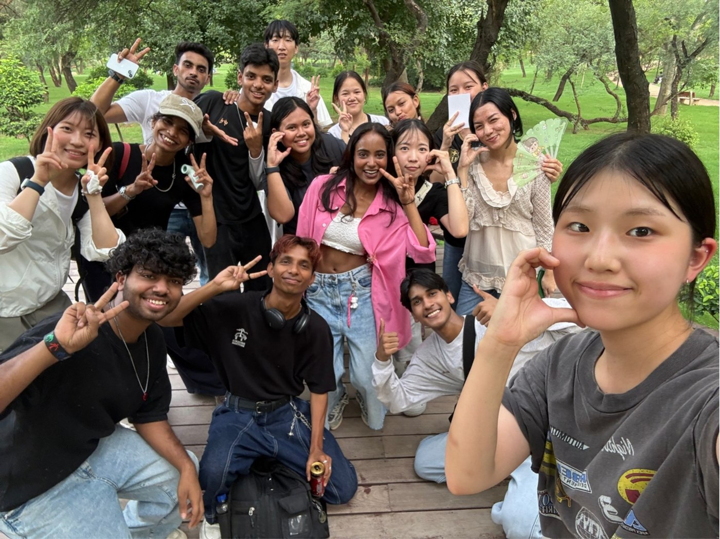 Ascha with friends built through evangelism