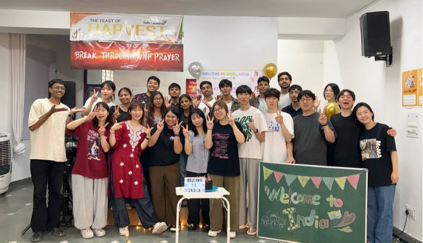 Welcome celebration at the Feast of Harvest